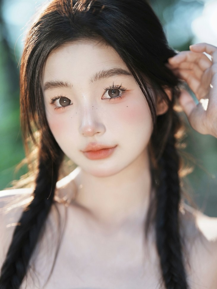 RUNACO美瞳 年抛隐形眼镜 小萌环 14.2mm 1副/2片 左右度数可不同-VVCON美瞳商城17