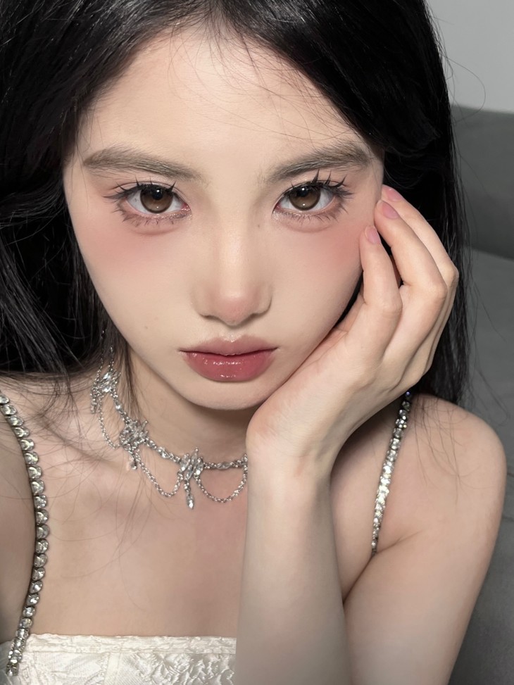 RUNACO美瞳 年抛隐形眼镜 小萌环 14.2mm 1副/2片 左右度数可不同-VVCON美瞳商城11