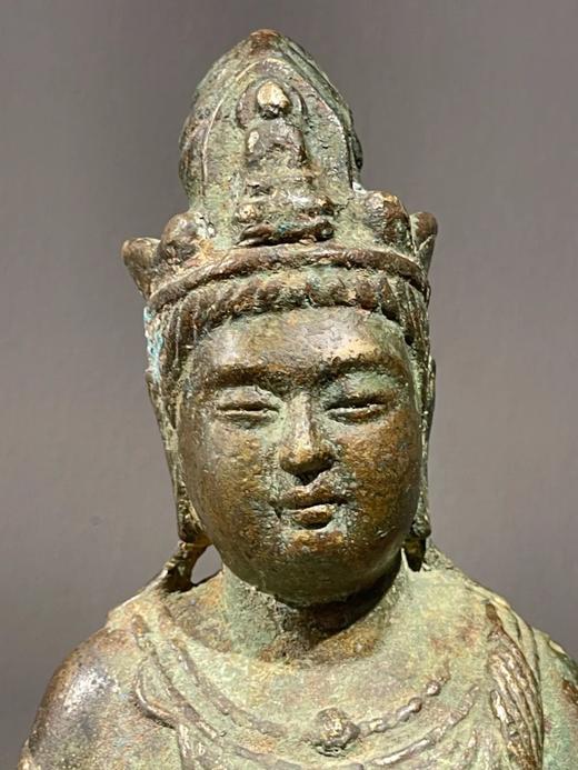 青铜莲花座观音菩萨像，顺丰包邮 商品图8