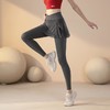 秋冬新款健身服假两件紧身健身裤高腰提臀设计休闲运动瑜伽长裤女 商品缩略图3