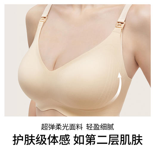 【会员积分兑换】奶糖派哺乳线雕软支撑孕妇文胸（下拉看具体兑换规则） 商品图2