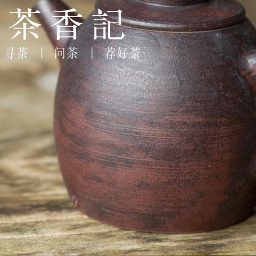 茶香记 景德镇手工红陶小具轮110ml泡茶壶红陶泥经典形制古拙憨厚 商品图3