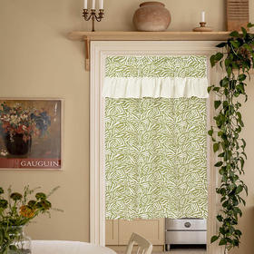 马克笔纹门帘布艺隔断门帘厨房卧室入户适用