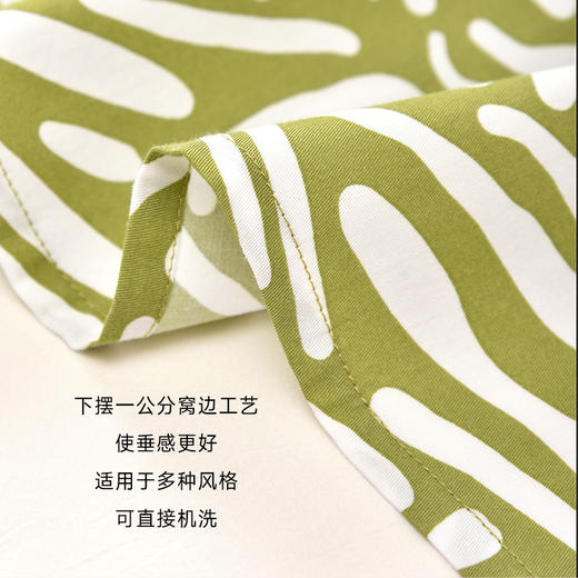 马克笔纹门帘布艺隔断门帘厨房卧室入户适用 商品图3