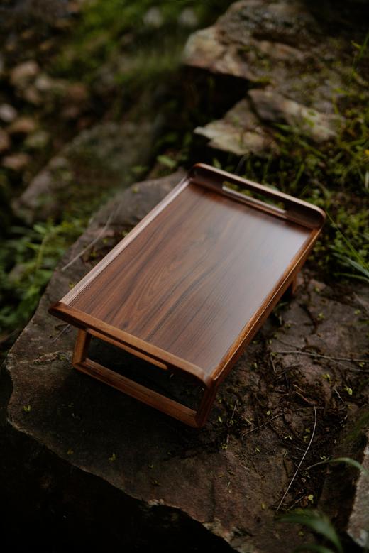 一条·小茶桌 户外折叠桌 黑胡桃 商品图6