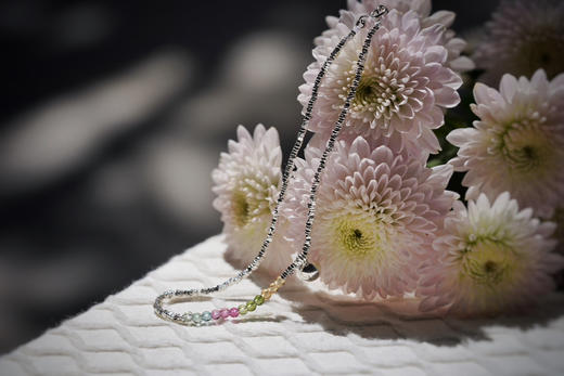 夏日限定｜碧玺碎银子脚链儿 商品图6