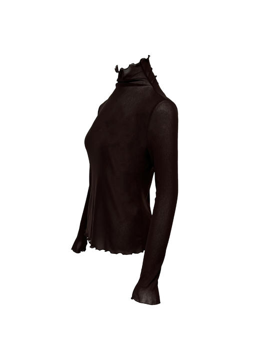 SAFICOO【岁月痕迹】系列 时尚百搭 透感网纱+光感吊带组合式针织衫 商品图1