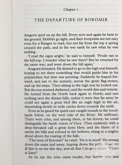 【中商原版】指环王三本盒装 平装版 英文原版 The Lord of the Rings 3 Book Box set JRR Tolkien 商品图4