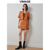 纬漫纪VIMAGE秋季新款时尚西装翻领显瘦短外套女V2003603 商品缩略图1