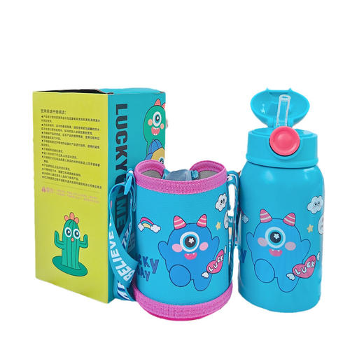 卡通斜跨保温杯 商品图4