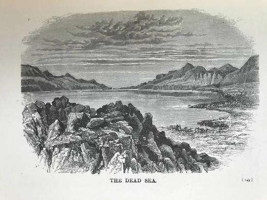 1897年 先祖与先知 约50幅版画插图 漆布精装18开 商品图8