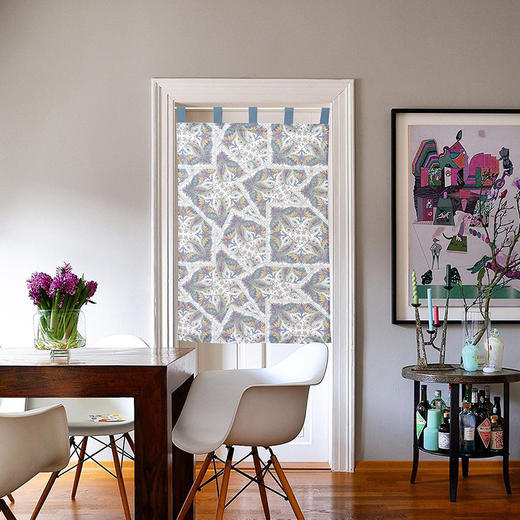 佩斯利门帘布艺隔断门帘厨房卧室入户适用 商品图0