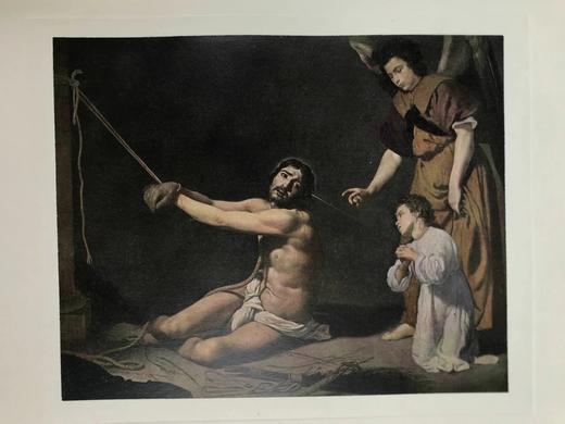 1914年 委拉斯凯兹画集 16幅彩色插图 布面精装大16开 商品图11