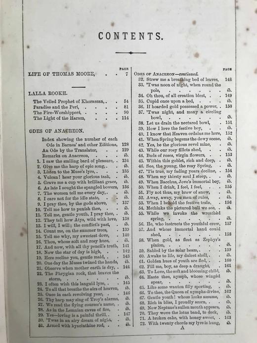 1879年 托马斯·摩尔诗集 约8幅插图 漆布精装18开 商品图3