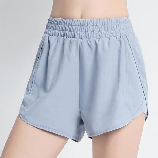 运动短裤女新款夏季休闲跳操显瘦假两件健身裤防走光透气瑜伽裤女 商品图3