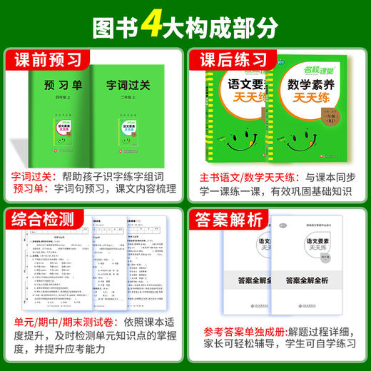 2023秋小学《语文要素天天练》《数学素养天天练》一二三四五六年级上下册 商品图4