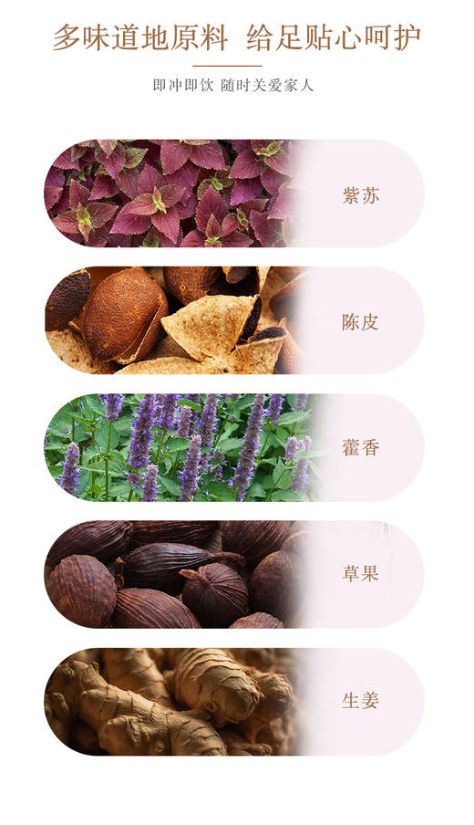 劲牌持正堂 藿香紫苏饮84g（6g*14袋） 商品图5