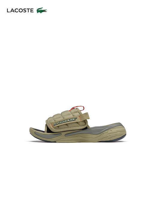 【海南专供价】Lacoste法国鳄鱼夏日活力系列男鞋魔术贴时尚休闲拖鞋45CMA0003 商品图1