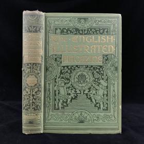 1883-1884年 英国插图杂志 数百幅精美插图 漆布精装16开
