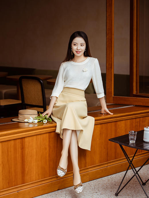 星期六小香风方头通勤单鞋SS31111283 商品图2