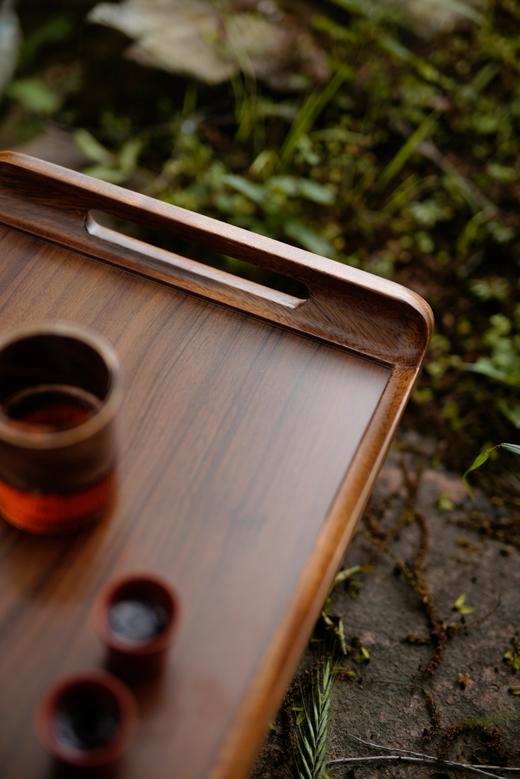 一条·小茶桌 户外折叠桌 黑胡桃 商品图2