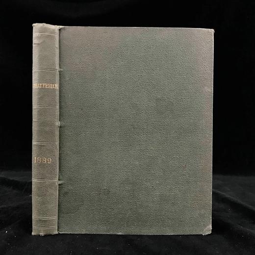 1889年 巧言小筑杂志 数百幅版画插图 漆布精装16开 商品图0