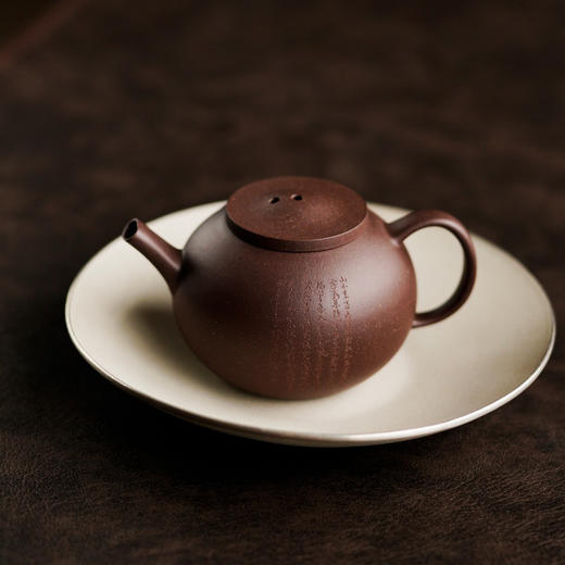 不争 紫砂壶 紫泥 120CC 商品图0