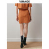 VIMAGE纬漫纪秋款时尚气质个性显瘦百搭包臀半身裙短裙女V2006606 商品缩略图4