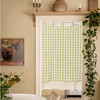 格纹门帘布艺隔断门帘厨房卧室入户适用 商品缩略图0