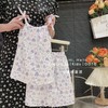【夏季新款晕染油画风吊带套装】女童洋气碎花背心裙裤，网红宝宝两件套sh 商品缩略图7