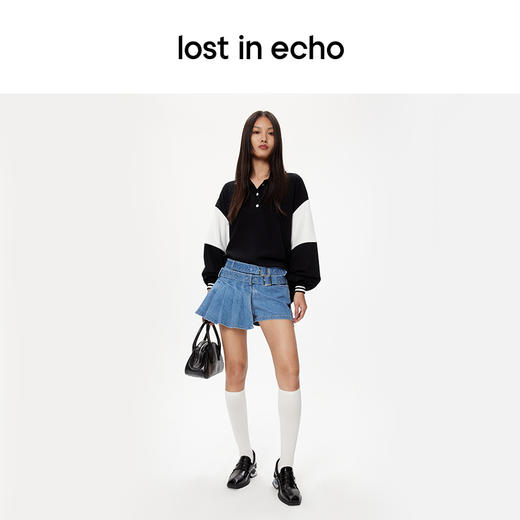 [捡漏价]lost in echo设计师品牌设计感小众百搭异形乐福镂空跟增高运动鞋 商品图2