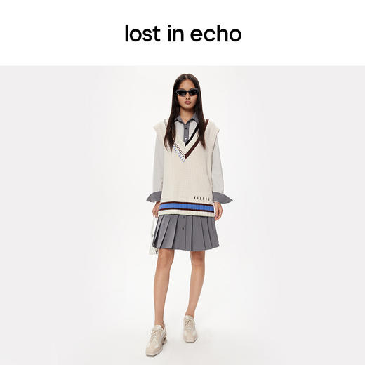 [捡漏价]lost in echo设计师品牌设计感百搭尖头异形镂空跟增高运动球鞋 商品图2