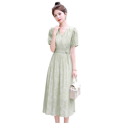 时尚休闲，新款仙气淑女潮流清新设计感天丝棉连衣裙HR-LMJY6626 商品图9