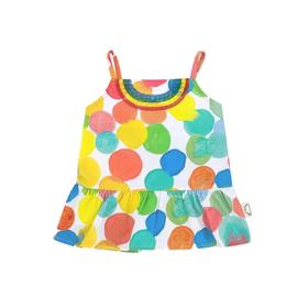 rainbowxoxo 彩色波波印花吊带背心【该商品不支持用券】