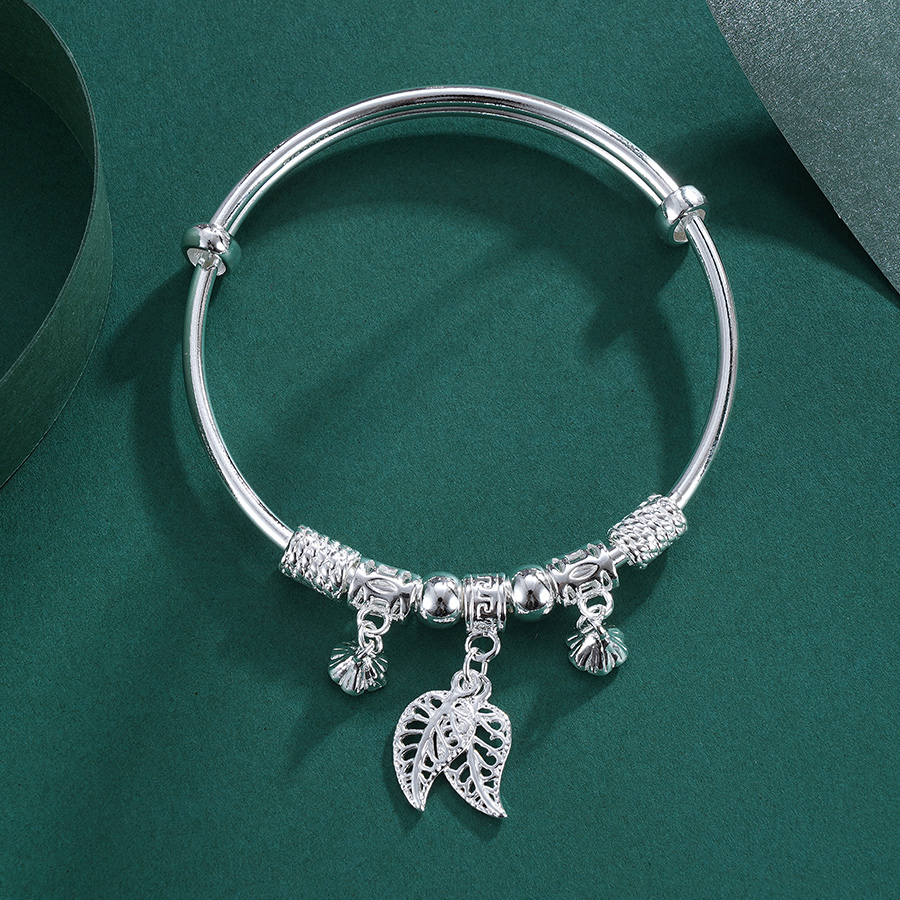 子佩集S999银【叶莲生】手镯【ZAB231G】推拉2307