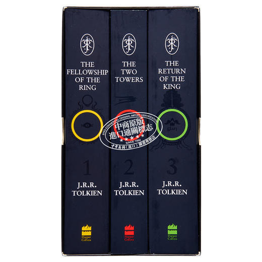 【中商原版】指环王三本盒装 平装版 英文原版 The Lord of the Rings 3 Book Box set JRR Tolkien 商品图1
