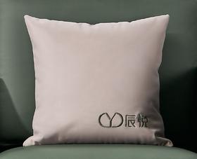 【现代简约风格】皮布抱枕/沙发客厅靠垫套/床上靠枕/可拆洗
