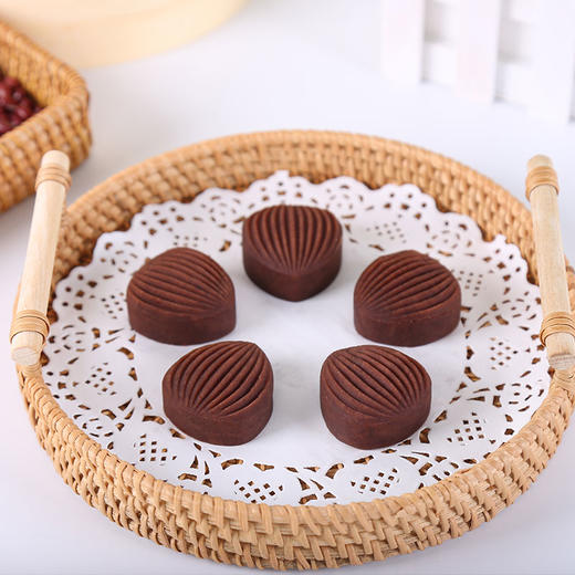 【红豆薏米芡实糕】脱皮红豆制作，添加薏米芡实，绵密口感，无蔗糖，有着巧克力的丝滑，但却没有巧克力的热量和糖分，放心吃！ 商品图0