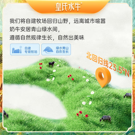 【12瓶】皇氏水牛0.09秒低温水牛鲜奶 180ml*6*2组 A-170-1 商品图4