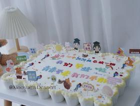 48个纸杯大长方蛋糕（价格非标价，纸杯不同个数 不同价格，具体请私信客服）