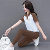 时尚洋气，短袖长裤运动裤休闲装女夏季薄款两件套TR-MLM2585 商品缩略图5
