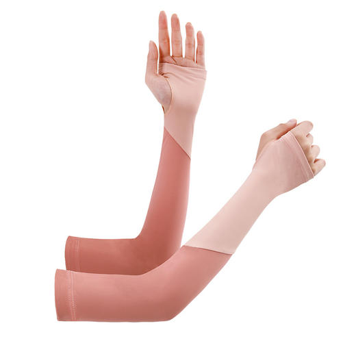 焦下同款防晒冰袖女士夏季防紫外线护臂手套冰丝长款户外骑行袖套ZC 000 L8006 商品图4