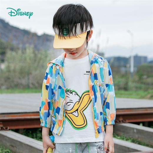 【唐老鸭90周年】迪士尼童装男童夏季防晒衣中小童宝宝唐老鸭恐龙满印洋气皮肤衣 商品图2