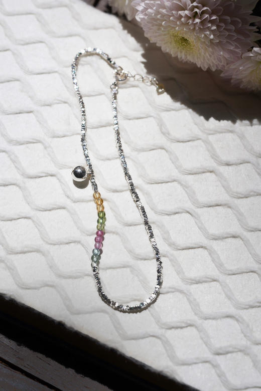 夏日限定｜碧玺碎银子脚链儿 商品图5