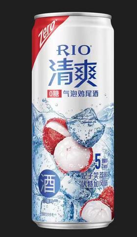 RIO清爽零糖  妃子笑荔枝伏特加风味 330ML*12罐