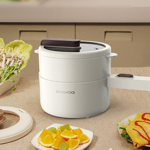 大宇电煮锅DYZG-16G9 珊瑚赫【分仓直发，72小时发货，周末节假日不发货】 商品图2