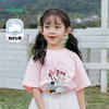 迪士尼童装女童米妮黛丝公主印花短袖俏皮甜美女孩T恤夏季新款 商品缩略图0