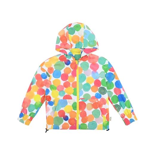 rainbowxoxo 彩色波波印花长袖拉链有帽外套【该商品不支持用券】 商品图4