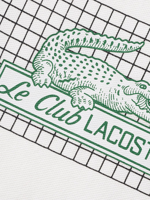 【海南专供价】Lacoste法国鳄鱼男装夏季新款时尚印花拼色短袖POLO衫PH7822-10 商品图4