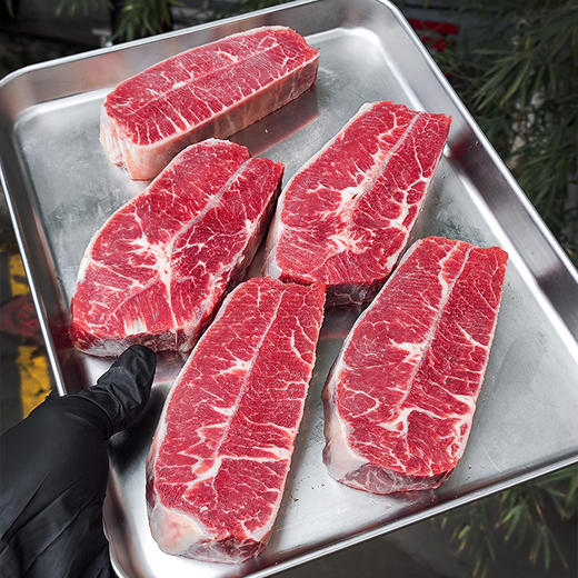 自营（月亮湾）-澳大利亚安格斯谷饲原切雪花板腱牛排 商品图2